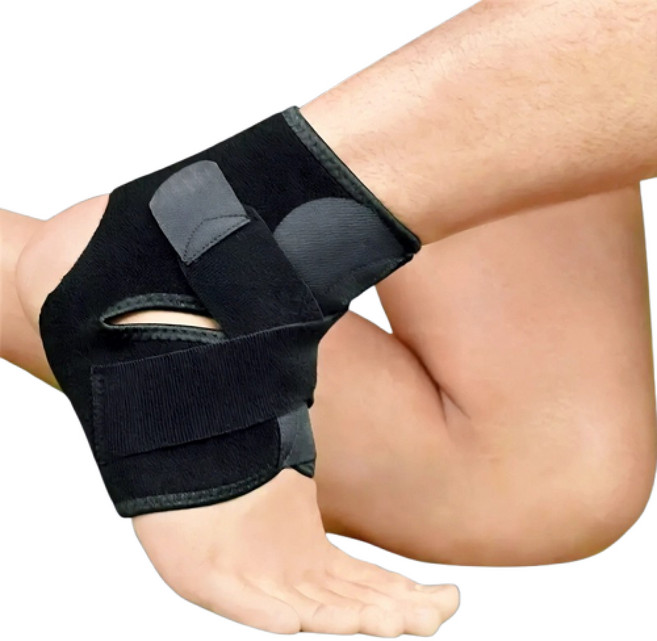 아르셀 스포츠 조절가능한 아대 발목보호대, Black, 2개