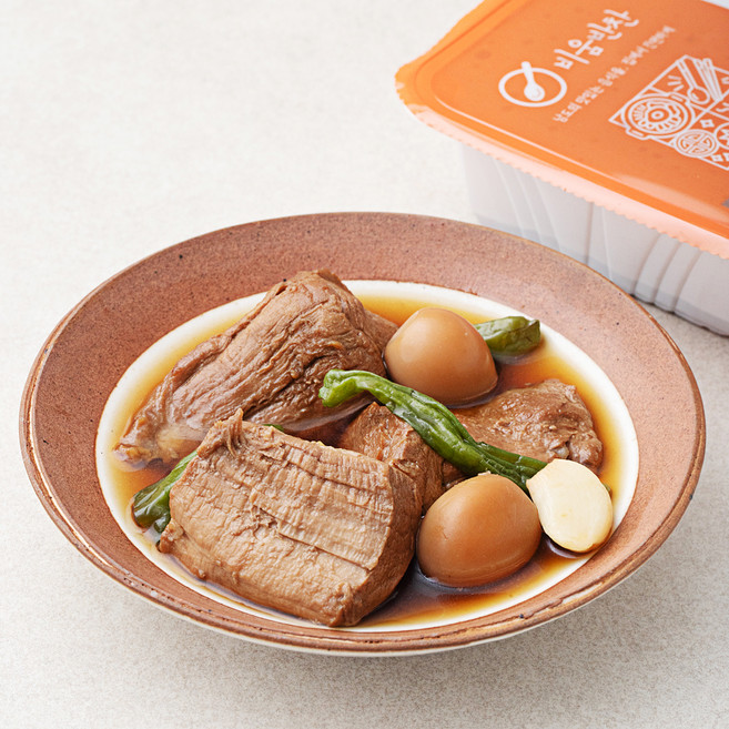 비움반찬 돼지안심 장조림, 200g, 1개