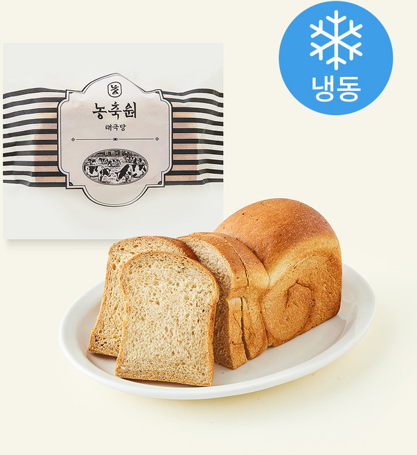 태극당 농축원 발효종 우리쌀 100% 탕종 현미 식빵 (냉동), 200g, 1개