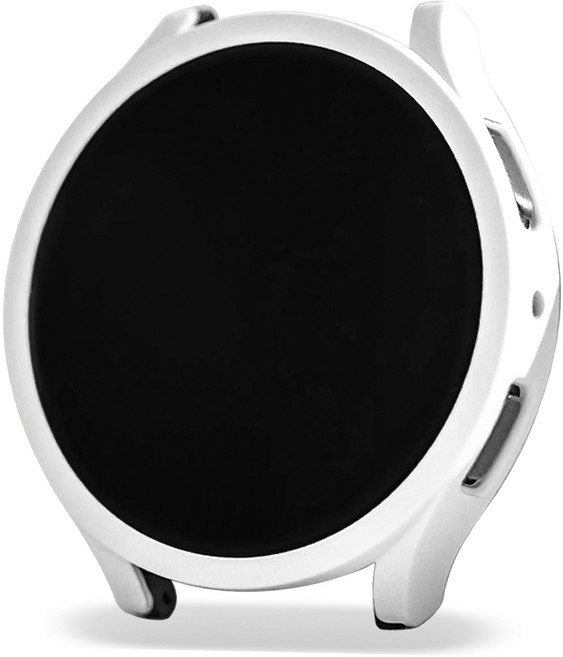 클로버나인 러버나인 하드 커버 스마트워치 케이스, 화이트, 1개