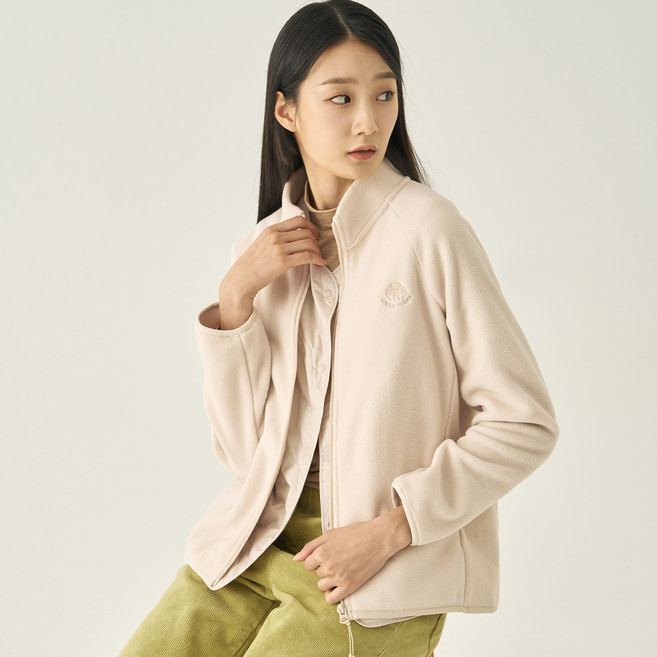 지센 여성용 에센셜 리사이클 소프트 플리스 점퍼 LSSFNA76