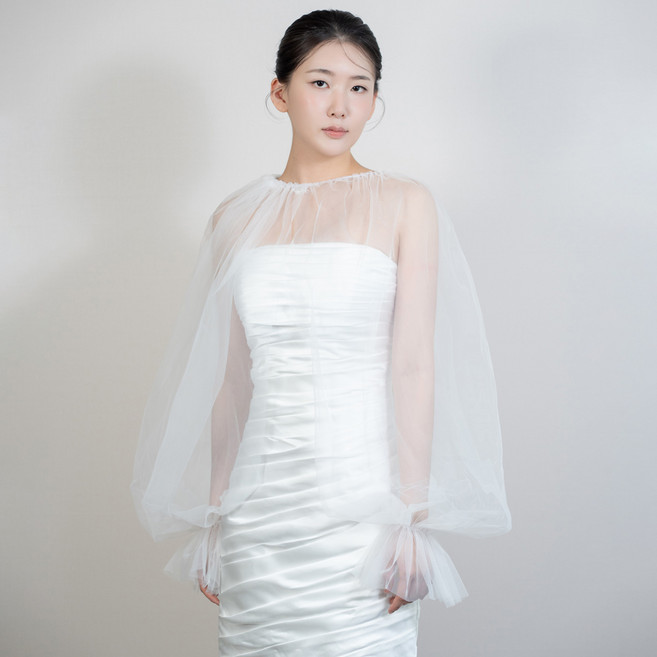 lilydress 女款丹特透膚短版罩衫 LABL56