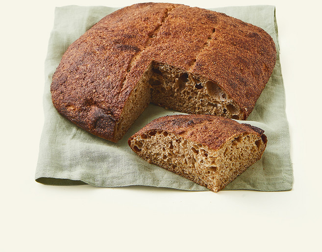 브로드카세 72시간 발효 저당 컨트리 통밀 슬랩, 650g, 1개, 1개입