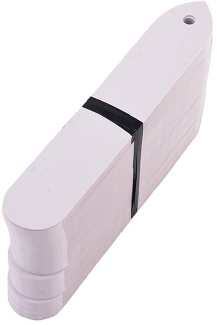 화분 이름표 바닥이 둥근 100p, 10 화이트