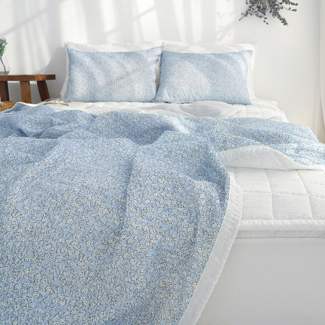 스코홈 눈꽃 냉감 시어서커 침구세트