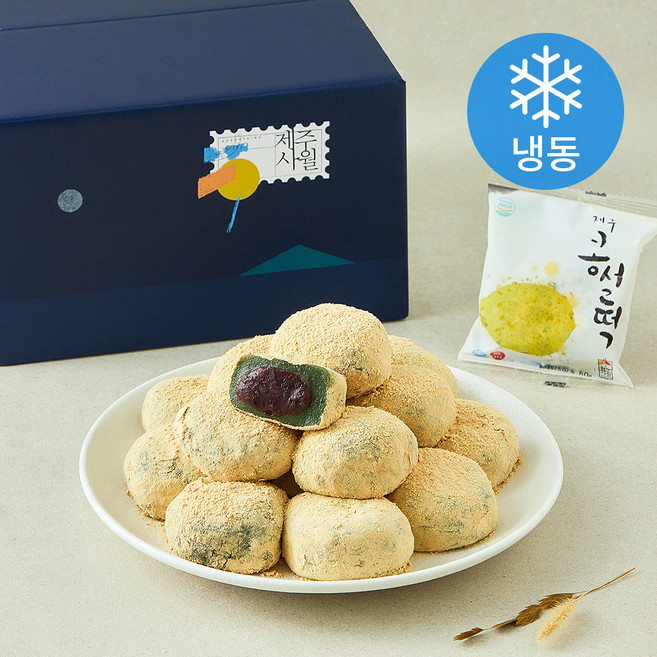 제주사월 콩설떡 30개입 (냉동), 1.8kg, 1개