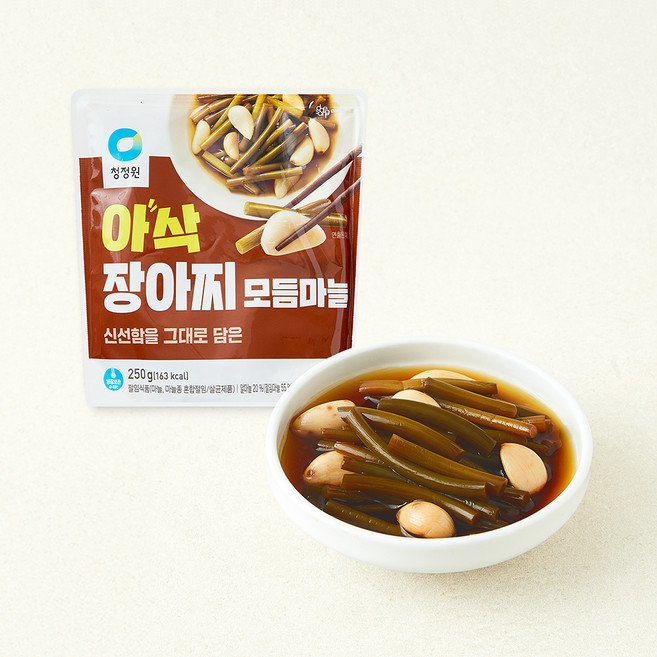 청정원 아삭 장아찌 모듬마늘, 250g, 1개
