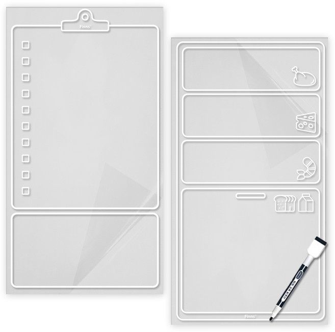 핀스 중형 초간편 메모시트 화이트팩 A