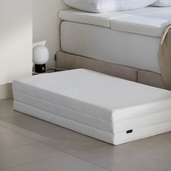 한샘 휴 365 접이식 메모리폼 토퍼, 화이트, 7cm