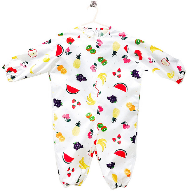 바니키즈 유아용 전신 미술가운, 과일