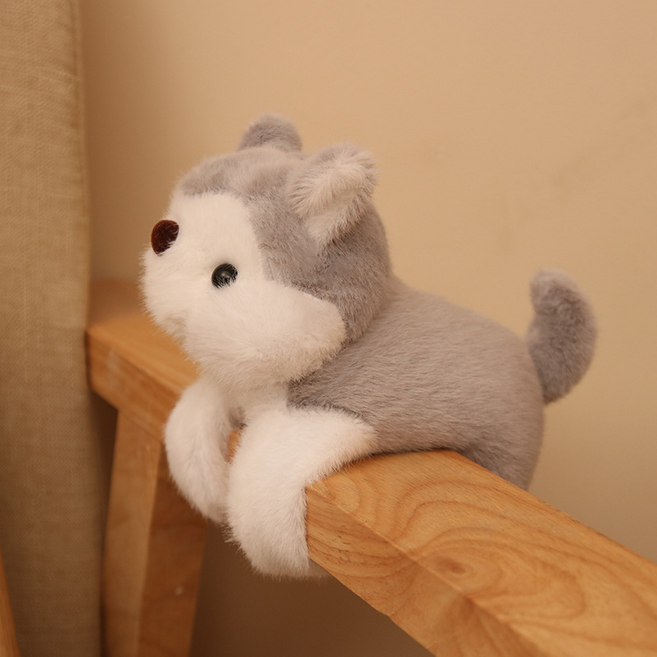 Tidy Home 可愛安撫玩偶 哈士奇 22 x 15 x 8 cm, 15cm, 1個, 混色