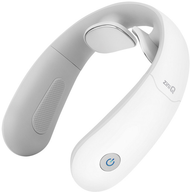 지니큐 무선 온열 목마사지기, ZQ-500MB, WHITE