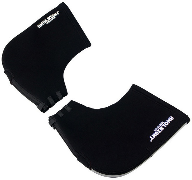 애몰라이트 바미트 MTB 자전거 핸들 커버 장갑 양손세트 일자바용, 검정, 1세트