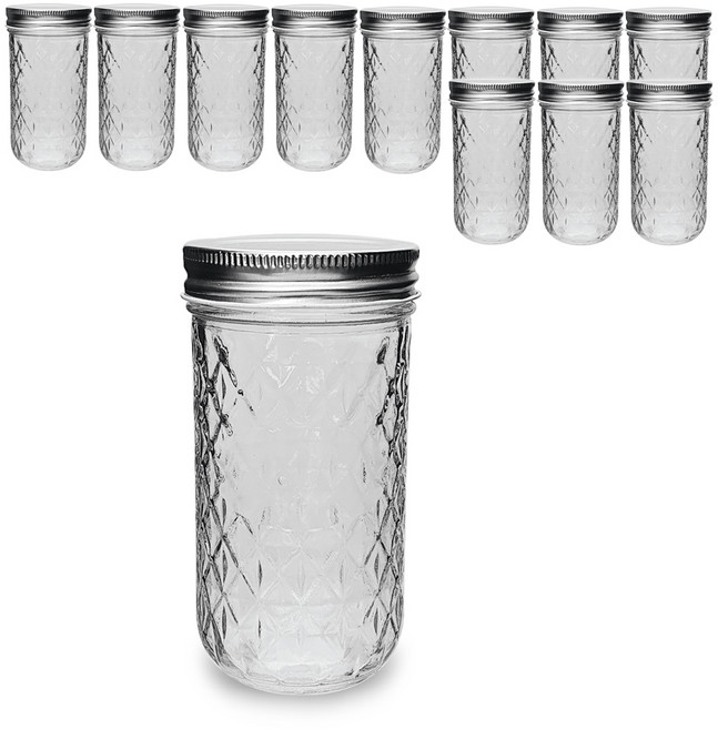 미르코리아 크리스탈 유리공병, 12개, 360ml