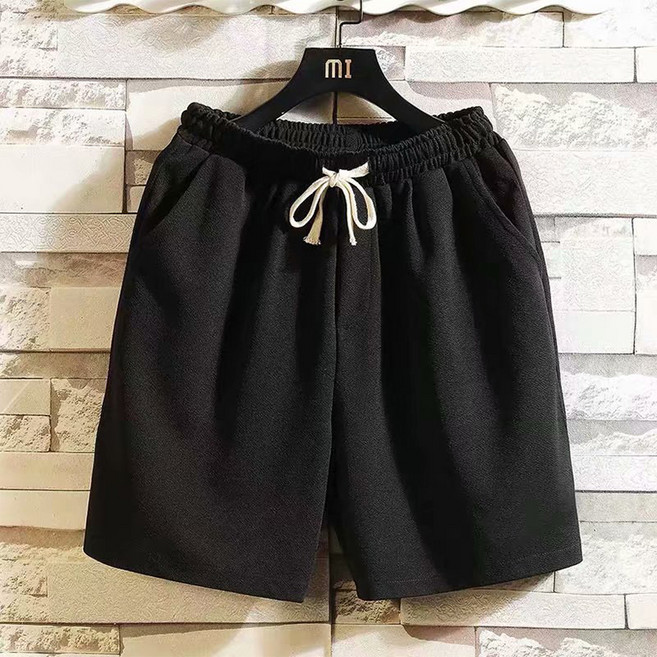 Goodif 男款舒適鬆緊帶涼感日常五分褲