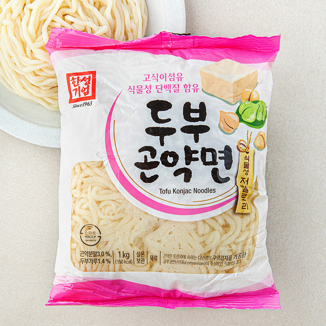 한성기업 두부 곤약면, 1kg, 1개