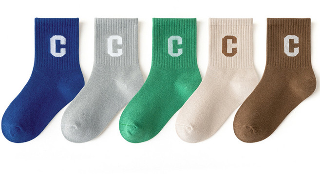 키즈데이 양말 모던C 5족