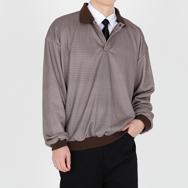 INFIOUS 男士撞色亮點襯衫式夾克 I263-10