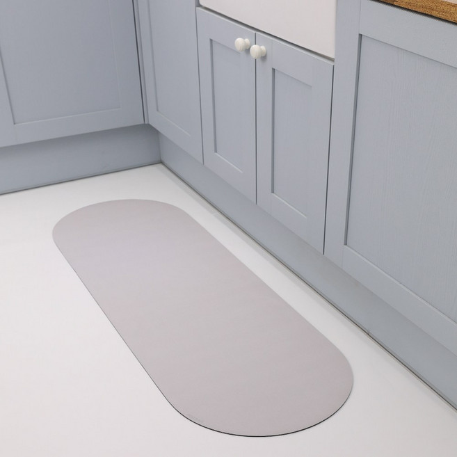 포그난 4세대 빨아쓰는 규조토 발매트 주방용, 라이트그레이