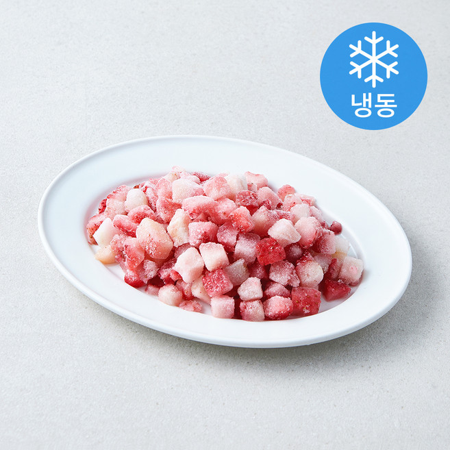 딸기 다이스 (냉동), 1개, 1kg