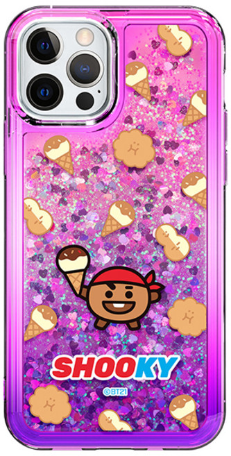 BT21 Dolce流沙亮片手機軟殼