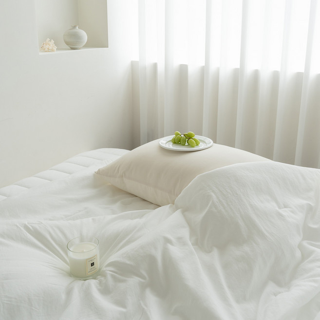 플로라침구 말랑데이 세미마이크로 먼지없는 간절기 차렵이불