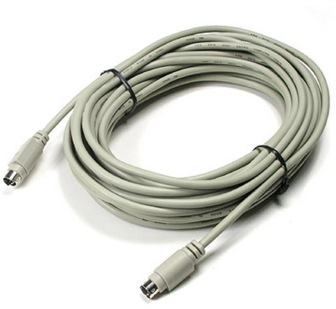 컴스 키보드 마우스 공용 PS2 케이블 C0254, 1개, 10m