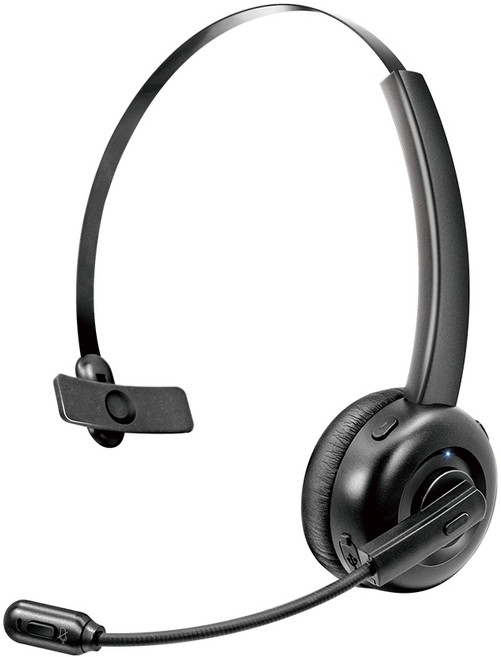 코시 노이즈 캔슬링 모노 블루투스 헤드셋 HS3520BT 블랙 25시간