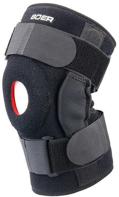 분리형 스포츠 무릎 패드 블랙, 1개