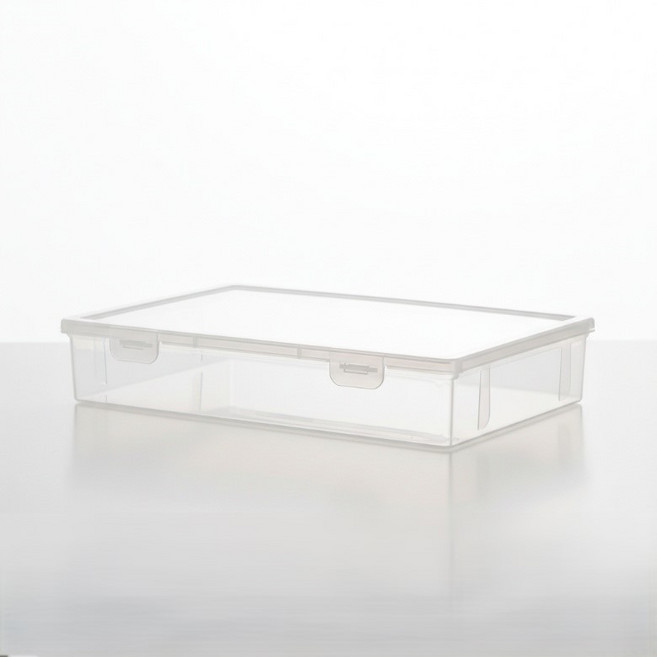 벤프 플라스틱 서류 파일 정리 보관함 중, 투명, 1개