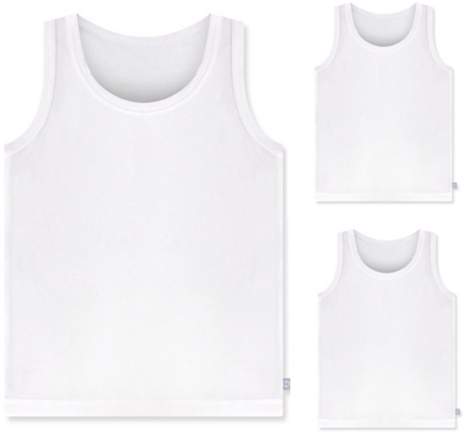 엠알키즈 남아용 콜링 인견 런닝 3p