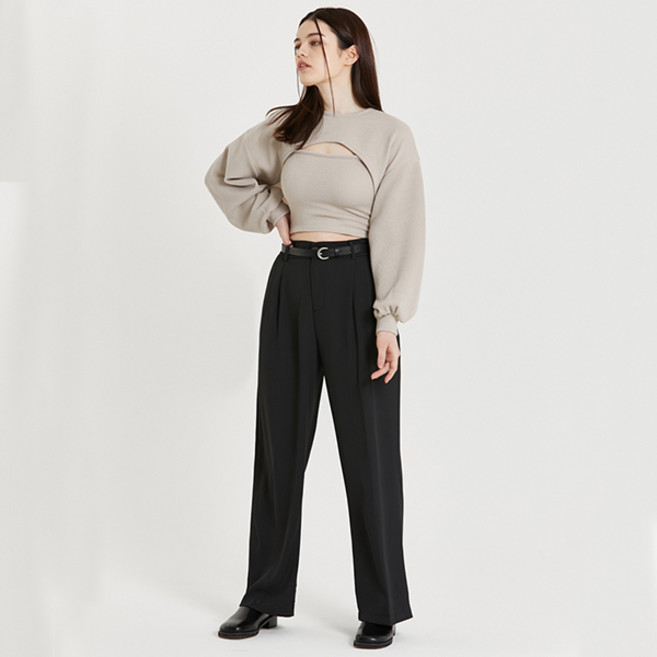 PINK PINEAPPLE 女款 URBAN CHIC WIDE PANTS
