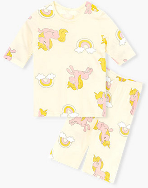 유니프랜드 아동용 유니콘 쿨 7부 내의 상하의 세트