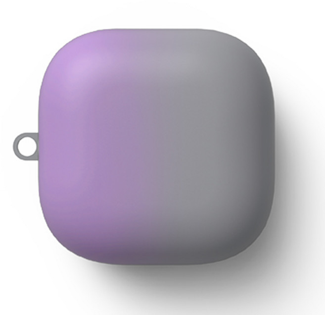 에이홈 갤럭시 버즈 프로 / 라이브 하드 케이스, 퍼플 + 그레이, GBHC-PG, 1개