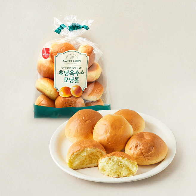 삼립 초당옥수수 모닝롤 12입, 324g, 1개