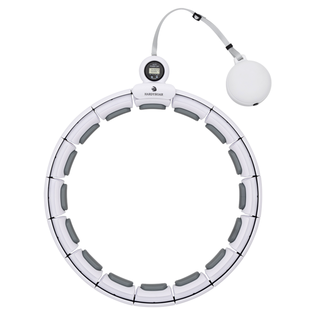 하디로어 스마트 훌라후프, 1100g, 화이트 + 그레이, 1개