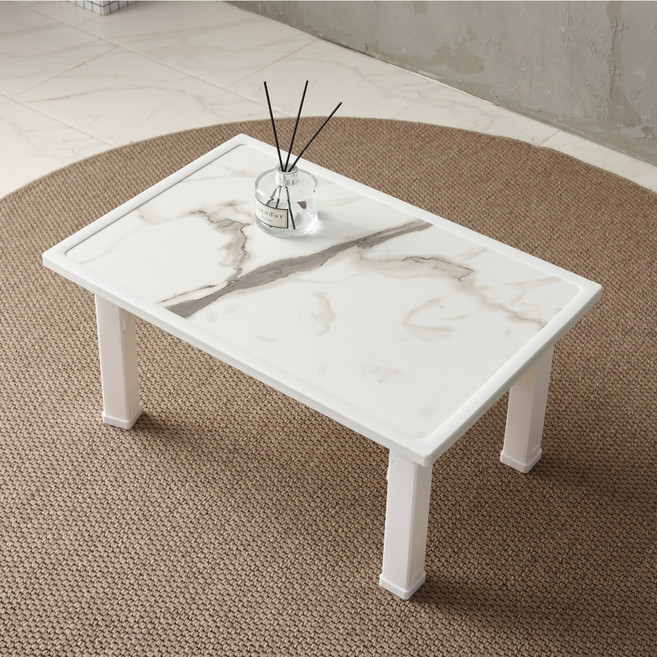 조은세상 보니타 테이블 600 x 400 x 280 mm, 대리석