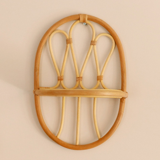 라탄몰 라탄 내추럴 벽선반 B타입