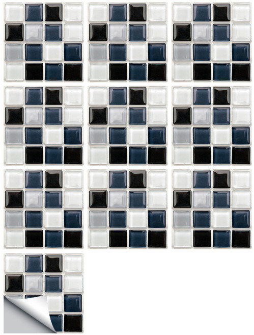 P31 馬賽克磁磚壁貼 10入, 15