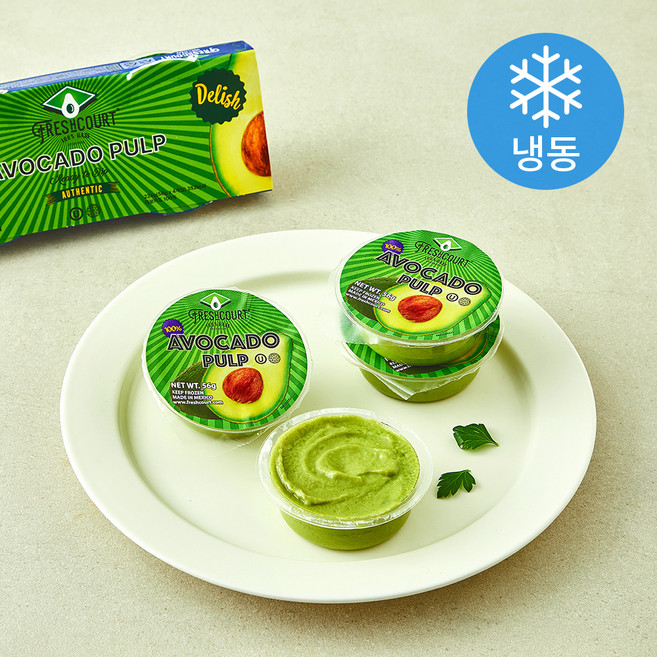 프레쉬코트 아보카도 펄프 100% (냉동), 4개, 56g