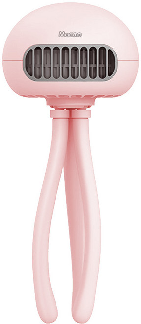 마니또 에이리언 휴대용 선풍기, 핑크, 1개