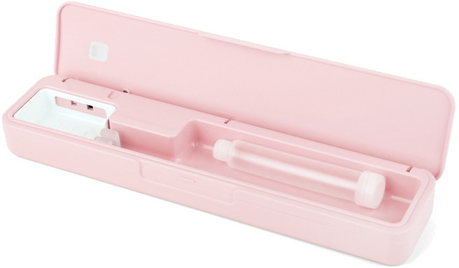 수아하우스 휴대용 UVC LED 충전식 칫솔 살균기 SAC-510, SAC-510B, 핑크