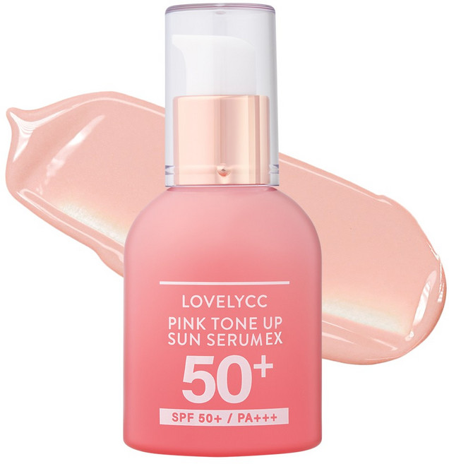 러블리씨씨 핑크 톤업 EX 베이스 선세럼 SPF50+ PA+++, 30g, 1개