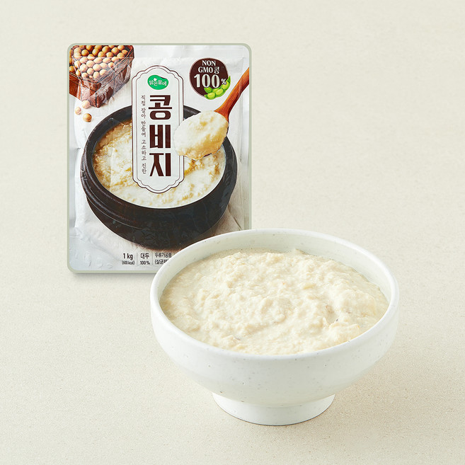 맑은물에 콩비지, 1kg, 1개