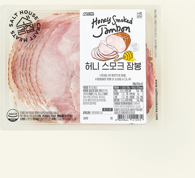 소금집 허니 스모크 잠봉, 120g, 1개