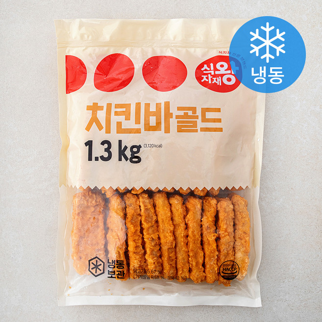 식자재왕 치킨바골드 (냉동), 1.3kg, 1개