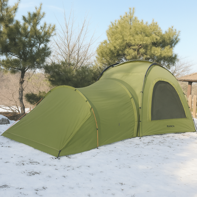 미르카 제니스 확장텐트 제니홈, 올리브, 2인용