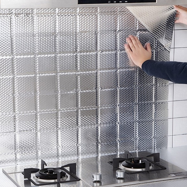 집사람 주방 오염방지 시트지 큐브패턴 타입1, 1개