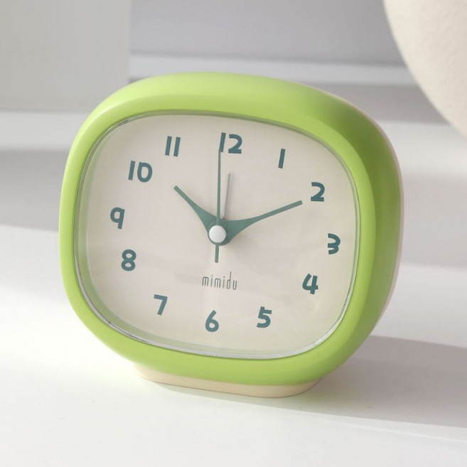 벤홈 파스텔 알람 탁상시계, 그린