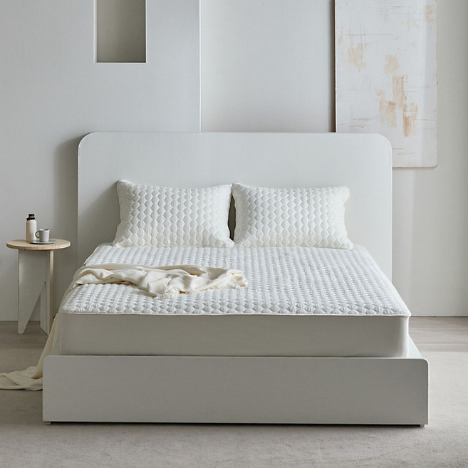 마르셀린 알러쉴드 고주파 무봉제 누빔 방수 매트리스 커버